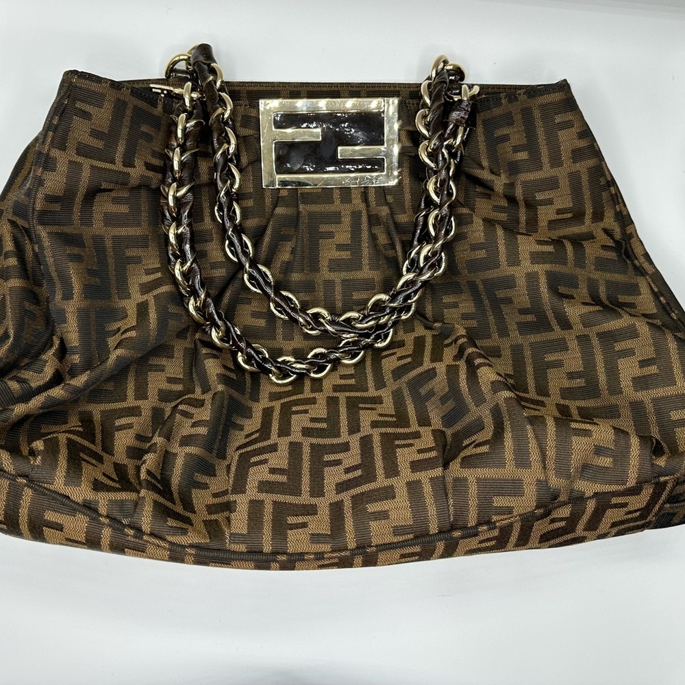 Pre loved Fendi Mia Zucca tote bag